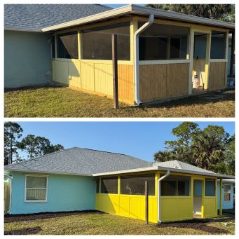 Before & After House Painting in Rockledge, FL (2)