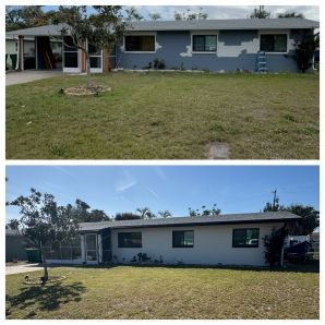 Before & After House Painting in Cocoa, FL (1)